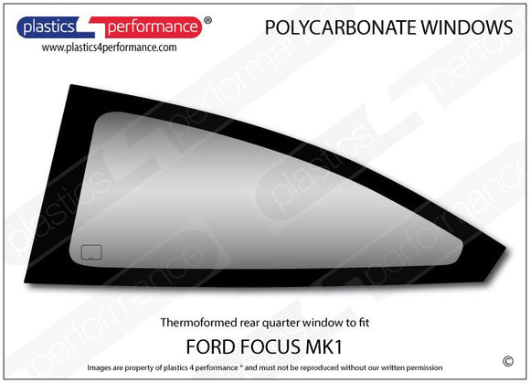 ポリカーボネート ウインドウキット｜Ford Focus MK1 - 3dr Hatchback（1998〜2004年） 4