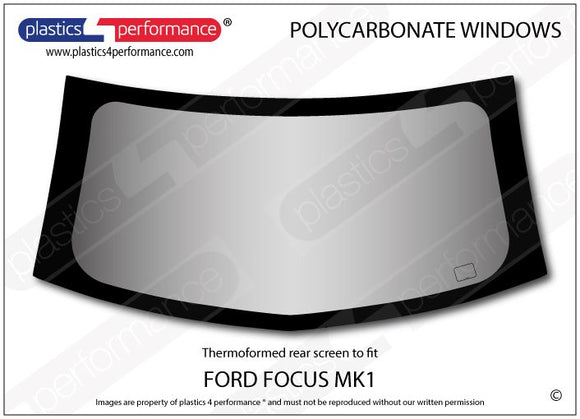 ポリカーボネート ウインドウキット｜Ford Focus MK1 - 3dr Hatchback（1998〜2004年） 5