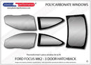ポリカーボネート ウインドウキット｜Ford Focus MK2 - 3dr Hatchback（2004〜2010年） 1
