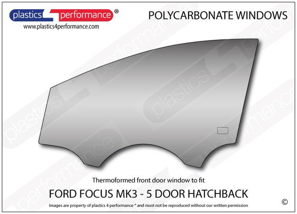 ポリカーボネート ウインドウキット｜Ford Focus MK3 - 5dr Hatchback（2010〜2014年） 4