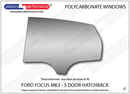 ポリカーボネート ウインドウキット｜Ford Focus MK3 - 5dr Hatchback（2010〜2014年） 5