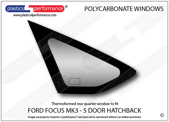 ポリカーボネート ウインドウキット｜Ford Focus MK3 - 5dr Hatchback（2010〜2014年） 6