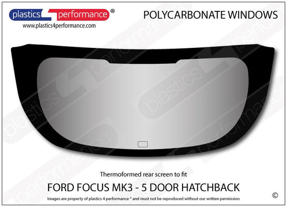 ポリカーボネート ウインドウキット｜Ford Focus MK3 - 5dr Hatchback（2010〜2014年） 7