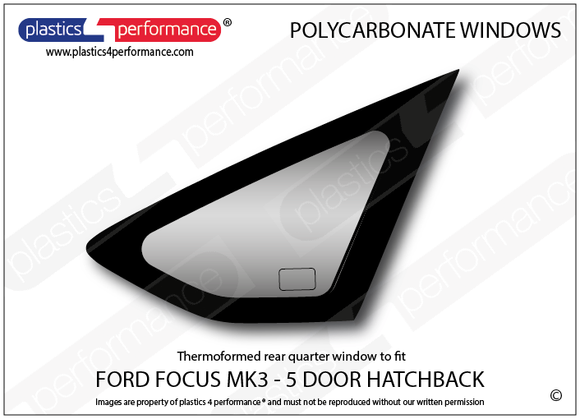 ポリカーボネート ウインドウキット｜Ford Focus MK3 - 5dr Hatchback（2010〜2014年） 8