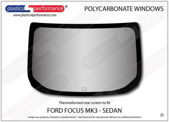 ポリカーボネート ウインドウキット｜Ford Focus MK3 - Sedan（2010〜2014年） 4