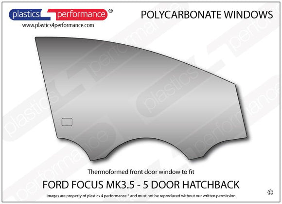 ポリカーボネート ウインドウキット｜Ford Focus MK3.5 - 5dr Hatchback（2015〜2018年） 9
