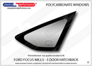 ポリカーボネート ウインドウキット｜Ford Focus MK3.5 - 5dr Hatchback（2015〜2018年） 7