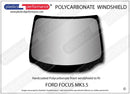ポリカーボネート フロントウインドスクリーン｜Ford Focus MK3.5 - 5dr Hatchback（2015〜2018年） 1