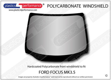 ポリカーボネート フロントウインドスクリーン｜Ford Focus MK3.5 - 5dr Hatchback（2015〜2018年） 1