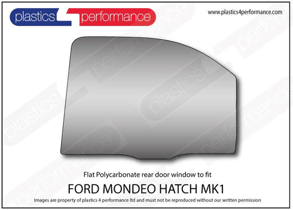 ポリカーボネート ウインドウキット｜Ford Mondeo MK1 - 5dr Hatchback（1993〜1996年） 3