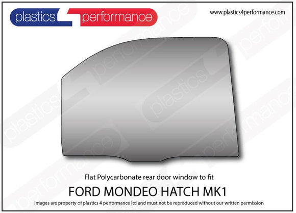 ポリカーボネート ウインドウキット｜Ford Mondeo MK1 - 5dr Hatchback（1993〜1996年） 6