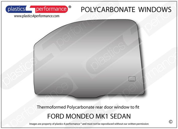 ポリカーボネート ウインドウキット｜Ford Mondeo MK1/2 - Sedan（1993〜2001年） 5