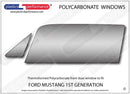 ポリカーボネート ウインドウキット｜Ford Mustang Coupe -1st Generation "Notchback" 2