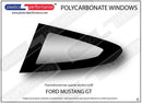 ポリカーボネート ウインドウキット｜Ford Mustang 6th Generation（2015〜2023年） 4