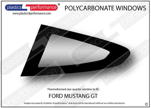 ポリカーボネート ウインドウキット｜Ford Mustang 6th Generation（2015〜2023年） 4