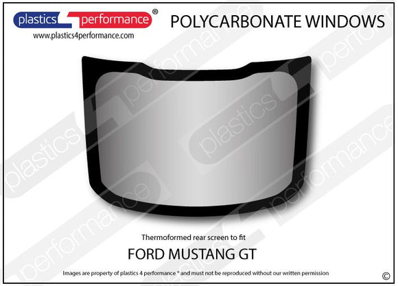ポリカーボネート ウインドウキット｜Ford Mustang 6th Generation（2015〜2023年） 5