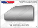 ポリカーボネート ウインドウキット｜Ford Sierra MK1/ Cosworth（1982〜1987年） 2