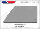 ポリカーボネート 左フロントドアウインドウ｜Hillman Imp