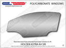 ポリカーボネート ウインドウキット｜Holden Astra AH - 3dr Hatchback