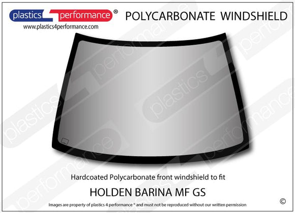 ポリカーボネート フロントウインドスクリーン｜Holden Barina MF GS - 3dr Hatchback