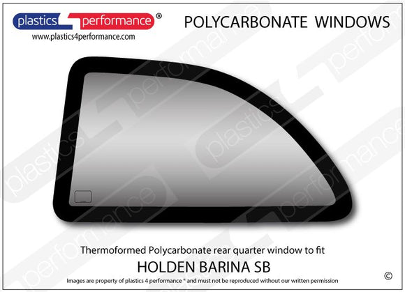 ポリカーボネート ウインドウキット｜Holden Barina SB - 3dr Hatchback