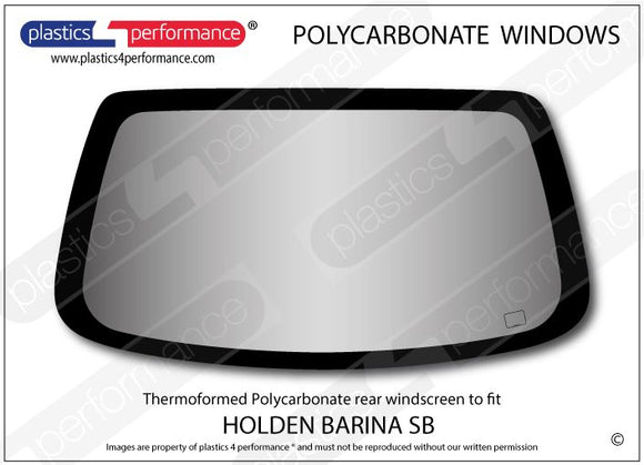ポリカーボネート ウインドウキット｜Holden Barina SB - 3dr Hatchback