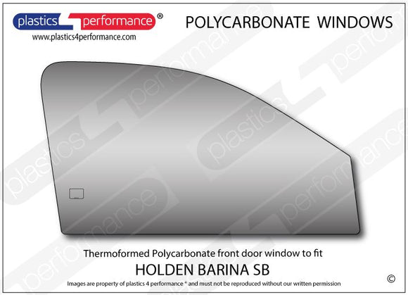 ポリカーボネート ウインドウキット｜Holden Barina SB - 3dr Hatchback