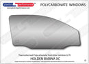 ポリカーボネート ウインドウキット｜Holden Barina XC - 3dr Hatchback