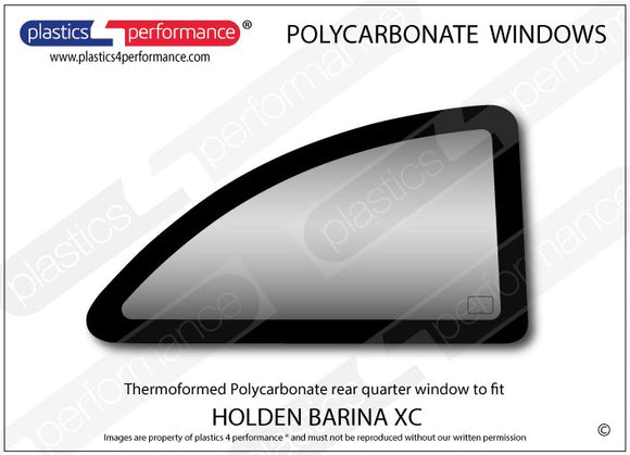ポリカーボネート ウインドウキット｜Holden Barina XC - 3dr Hatchback