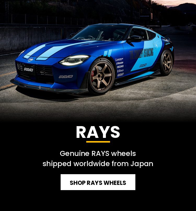 Genuine RAYS wheels - shipped worldwide from Japan
