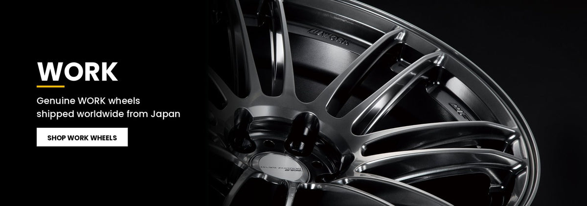 Genuine WORK wheels - shipped worldwide from Japan