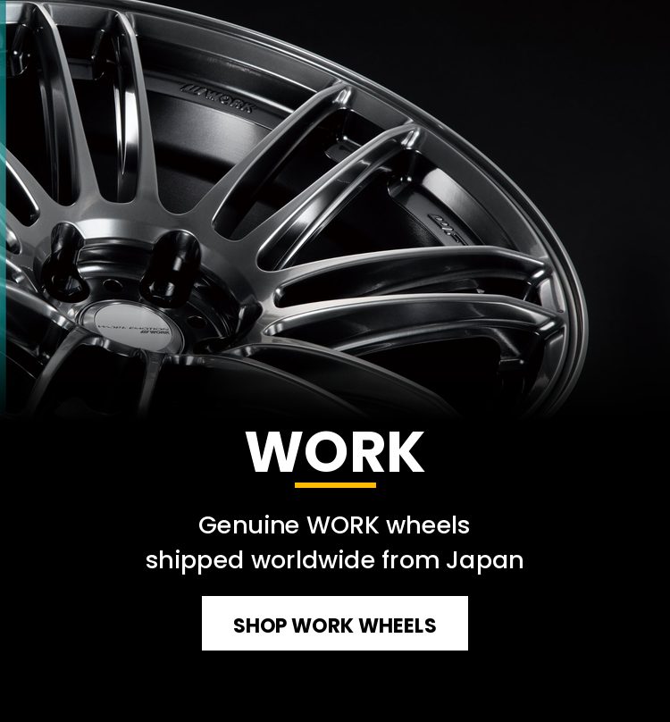 Genuine WORK wheels - shipped worldwide from Japan