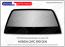ポリカーボネート ウインドウキット｜ホンダ Civic AG/ AH - 3dr Hatchback