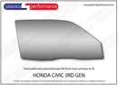 ポリカーボネート ウインドウキット｜ホンダ Civic AG/ AH - 3dr Hatchback