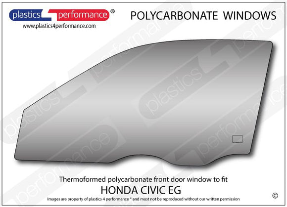 ポリカーボネート ウインドウキット｜ホンダ Civic EG - 3dr Hatchback