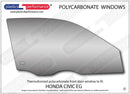 ポリカーボネート ウインドウキット｜ホンダ Civic EG - 3dr Hatchback