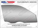 ポリカーボネート ウインドウキット｜ホンダ Civic EJ - Coupe