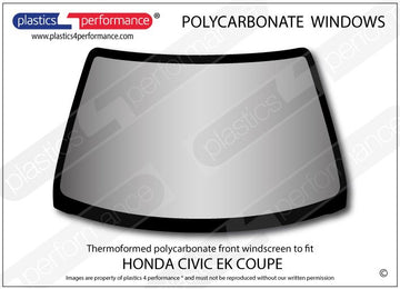 ポリカーボネート フロントウインドスクリーン｜ホンダ Civic EK /EJ6/7/8 - Coupe