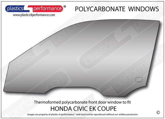 ポリカーボネート ウインドウキット｜ホンダ Civic EK /EJ6/7/8 - Coupe