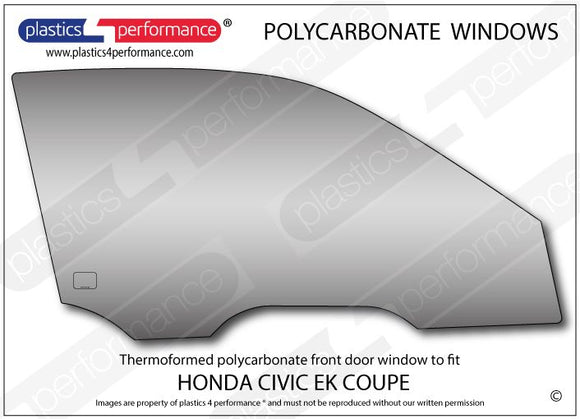 ポリカーボネート ウインドウキット｜ホンダ Civic EK /EJ6/7/8 - Coupe