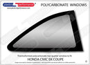 ポリカーボネート ウインドウキット｜ホンダ Civic EK /EJ6/7/8 - Coupe