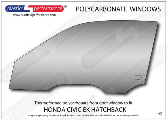 ポリカーボネート ウインドウキット｜ホンダ Civic EK - 3dr Hatchback