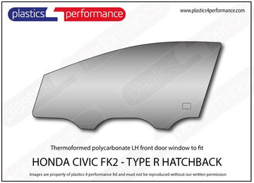 ポリカーボネート ウインドウキット｜ホンダ Civic Type R FK2 - 5dr Hatchback