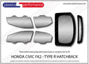 ポリカーボネート ウインドウキット｜ホンダ Civic Type R FK2 - 5dr Hatchback