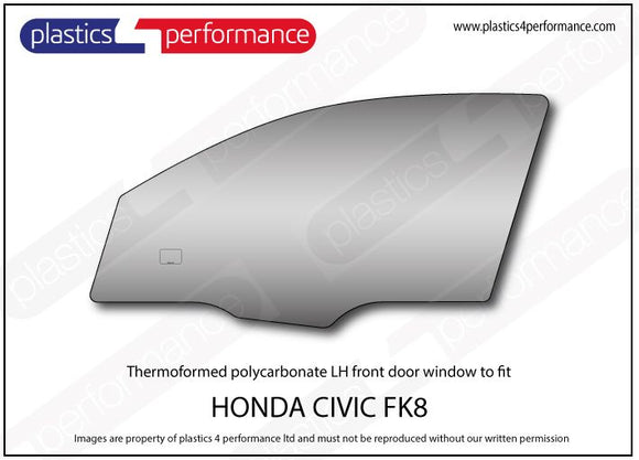 ポリカーボネート ウインドウキット｜ホンダ Civic Type R FK8 - 5dr Hatchback