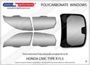 ポリカーボネート ウインドウキット｜ホンダ Civic Type R FL5