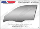 ポリカーボネート ウインドウキット｜ホンダ Civic Type R FL5