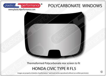 ポリカーボネート リアウインドウ｜ホンダ Civic Type R FL5