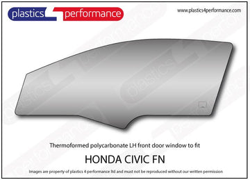 ポリカーボネート ウインドウキット｜ホンダ Civic FN - 3dr Hatchback