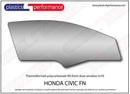 ポリカーボネート ウインドウキット｜ホンダ Civic FN - 3dr Hatchback